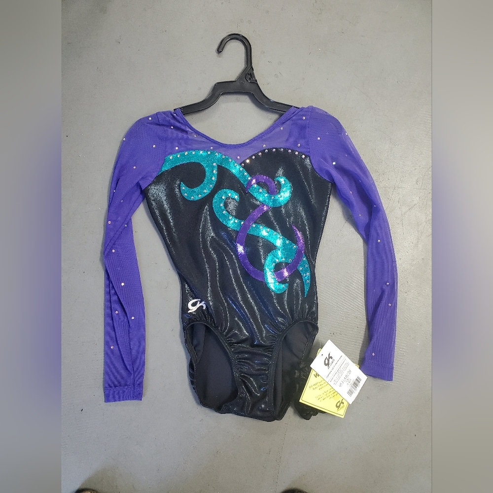 GK Elite Gymnastic Leotard Adult x-small AXS girls 10 competition